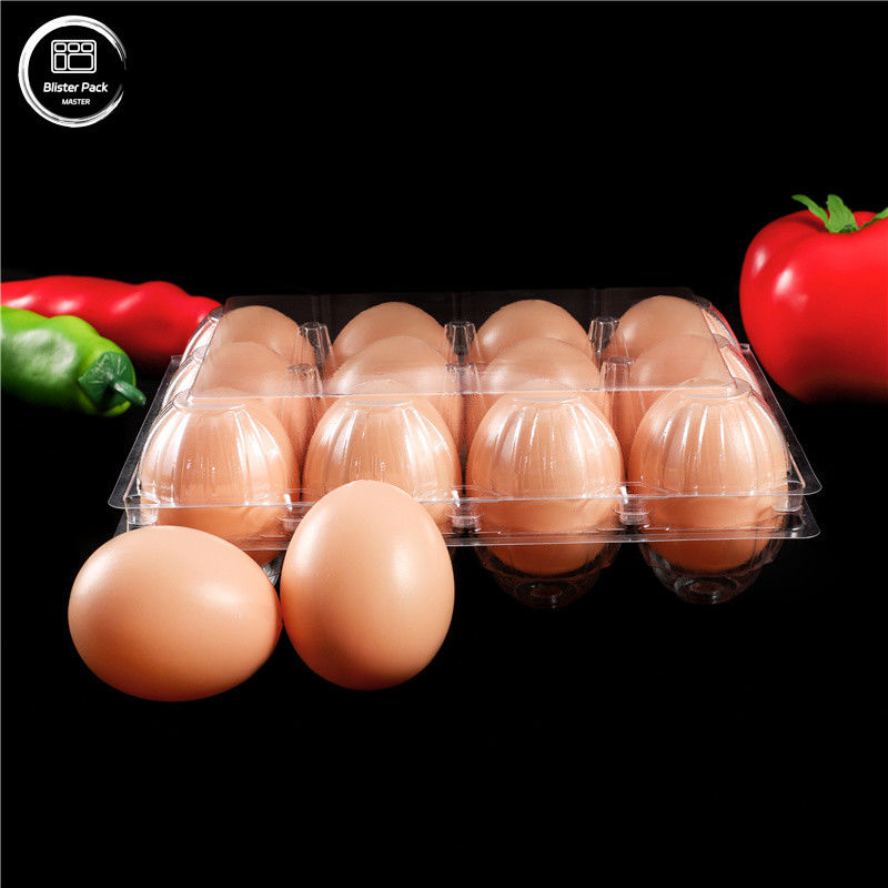 Eco-friendly 30 pacchetti di portauova in plastica vassoi per uova di pollo durevoli per prodotti agricoli freschi