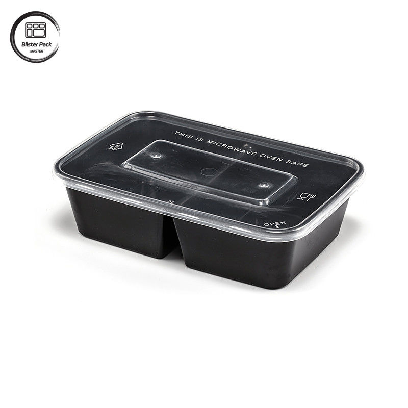 Scartato 2 Comparti Lunch Box Ideale per riso e verdure, Perfetto per il fast food da asporto