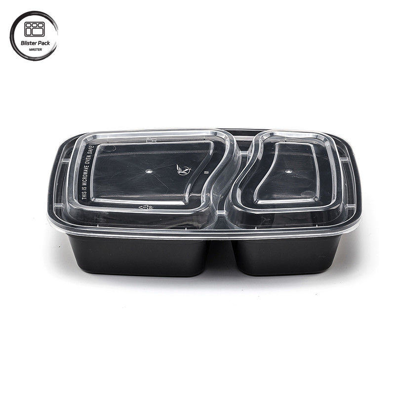 Scartato 2 Comparti Lunch Box Ideale per riso e verdure, Perfetto per il fast food da asporto