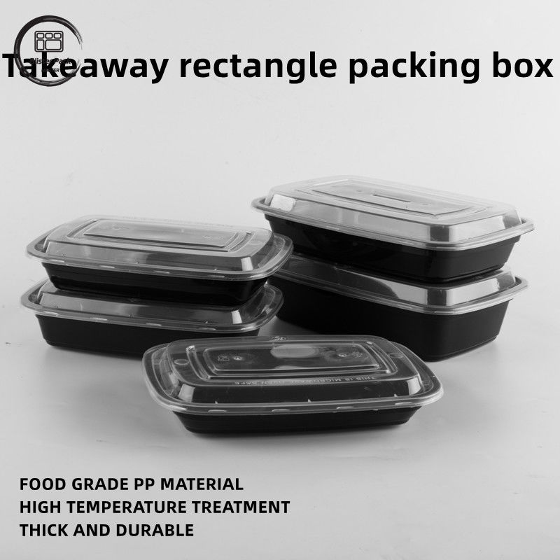 Scartato 2 Comparti Lunch Box Ideale per riso e verdure, Perfetto per il fast food da asporto
