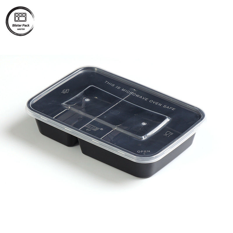 Scartato 2 Comparti Lunch Box Ideale per riso e verdure, Perfetto per il fast food da asporto