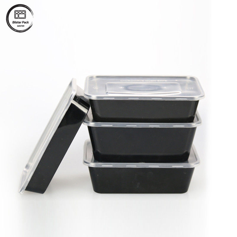 Microonde PP scaricabile scatola di plastica Bento con coperchi Clea Multi-Size 500ml a 1500ml