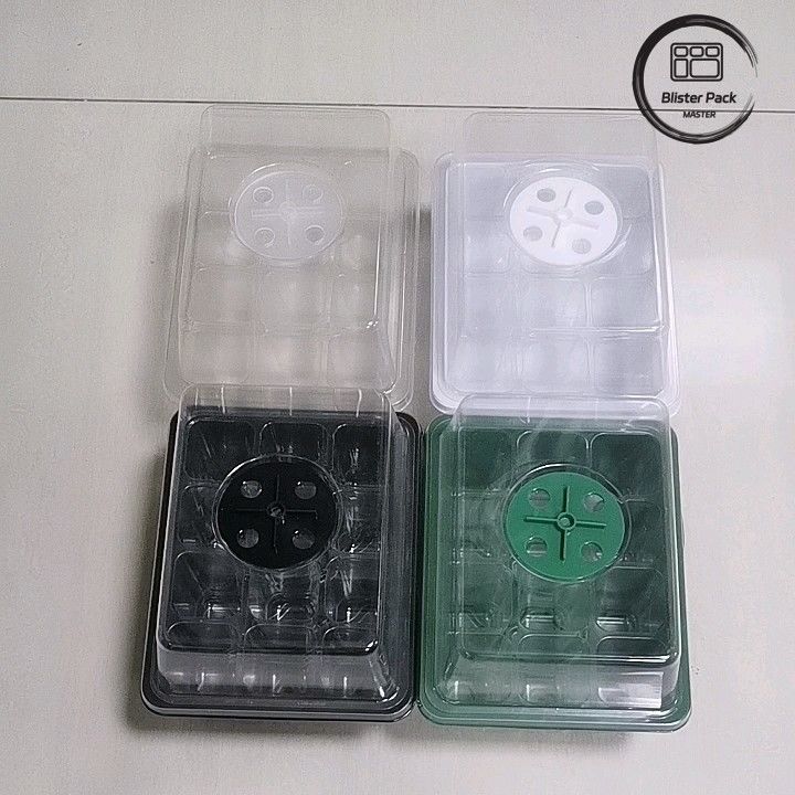 Confezione per giardini interni multifunzionale, scatole di sementi di plastica
