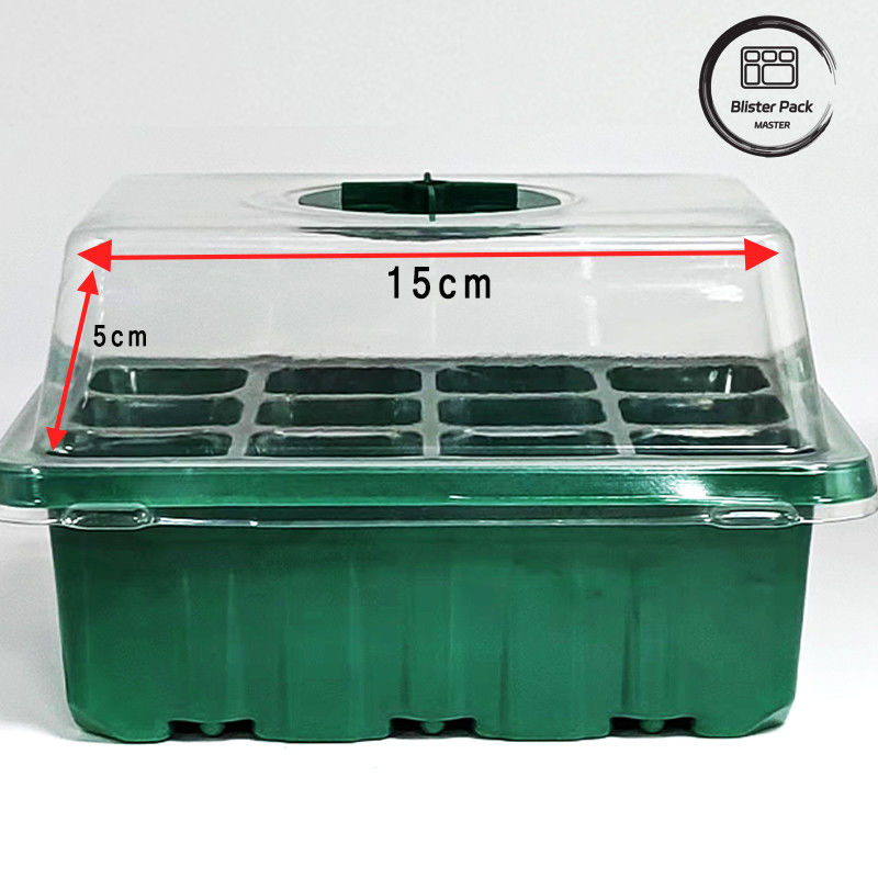 Confezione per giardini interni multifunzionale, scatole di sementi di plastica