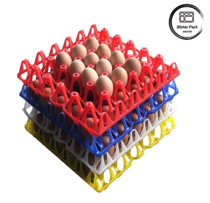 Confezioni a 30 cellule di plastica per uova di gallina