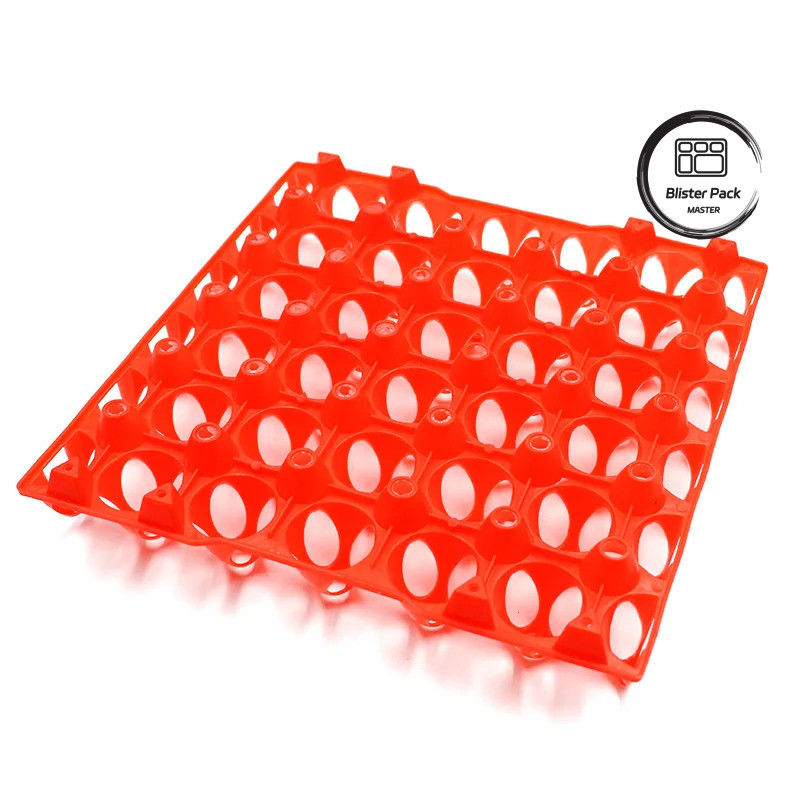 30 vassoio per vesciche di uova Cassa di plastica colorata Vassoio di plastica termoformato resistente per allevamenti di polli