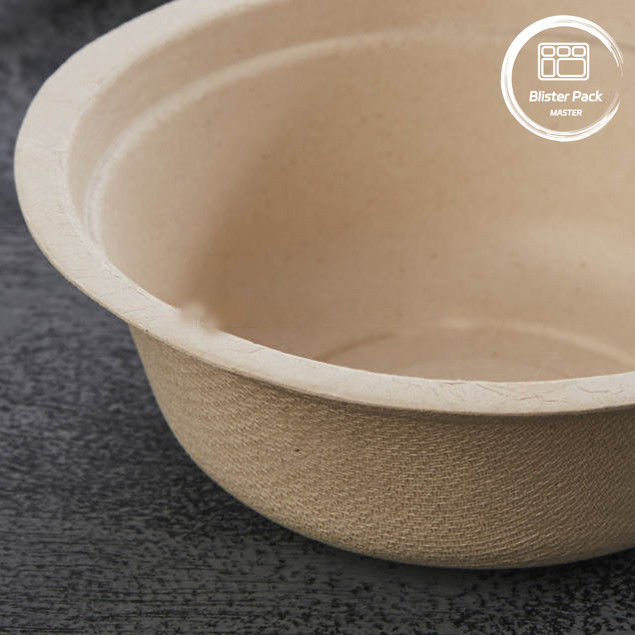 Ciotole biodegradabili di canna da zucchero senza PFAS Ciotole di zuppa e insalate usa e getta da 8 oz a 32 oz