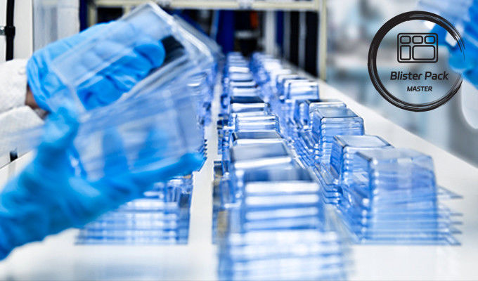 Imballaggio in vesciche mediche sterilizzate Per l'acido ialuronico Imballaggio in vassoio medico cosmetico usa e getta