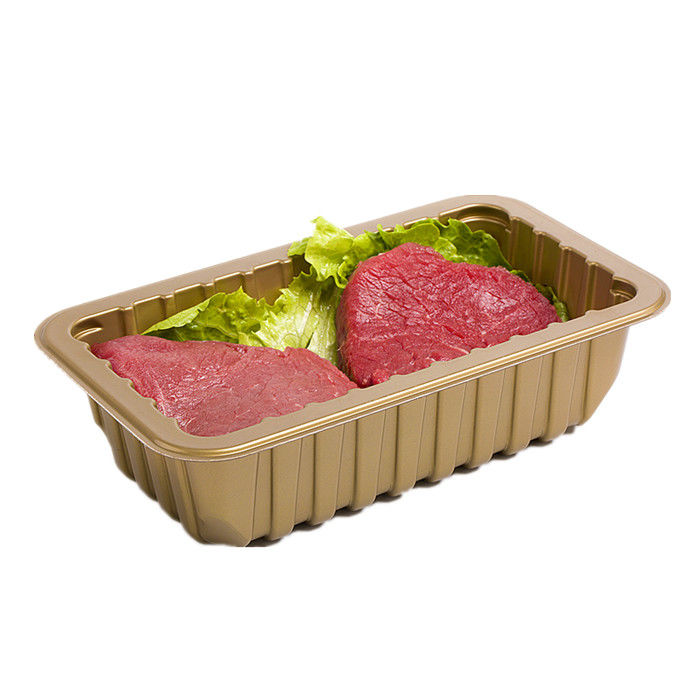 Piatto di plastica monouso per l'imballaggio di carne fresca e frutta e verdura