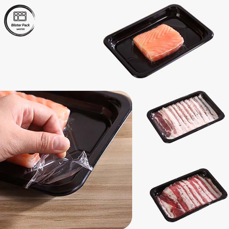 Confezionamento per ostriche e carni surgelate con sigillo sicuro e design resistente