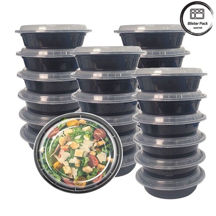 Contenitori di insalata usa e getta a prova di perdite senza BPA Di varie dimensioni 8oz 12oz 16oz 24oz 32oz