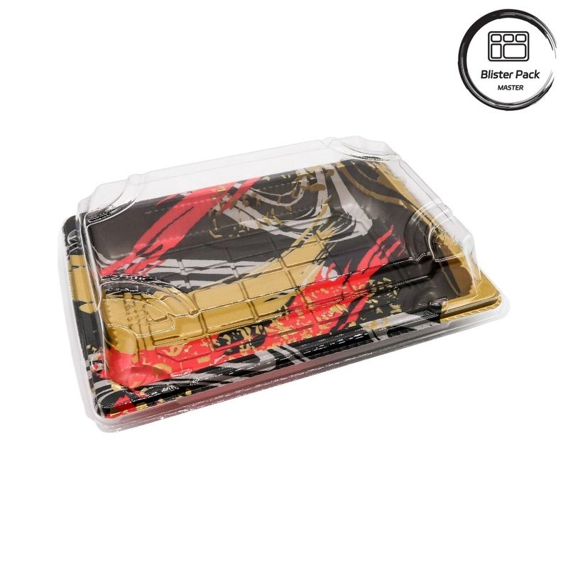 Tavolo di sushi in plastica monouso in stile giapponese ideale per uso professionale e domestico