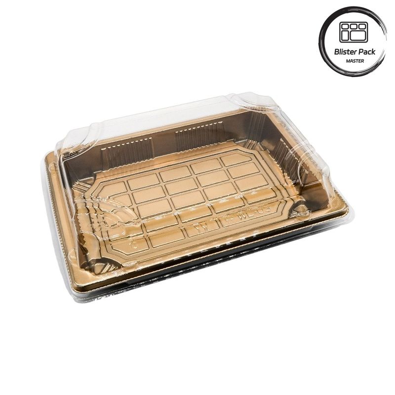 Tavolo di sushi in plastica monouso in stile giapponese ideale per uso professionale e domestico