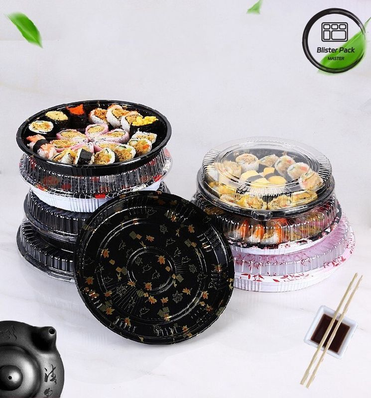 Blister Salad Box Takeaway Contenitore di sushi in plastica conveniente ed ecologico
