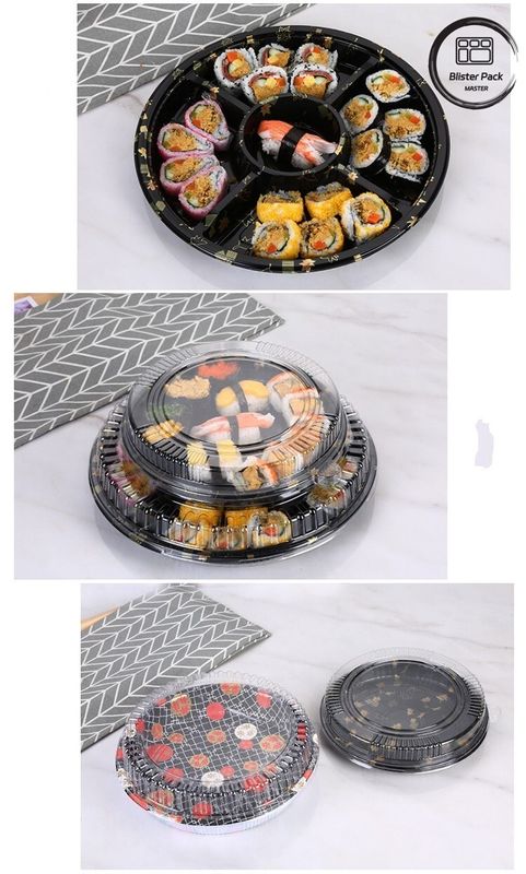 Blister Salad Box Takeaway Contenitore di sushi in plastica conveniente ed ecologico