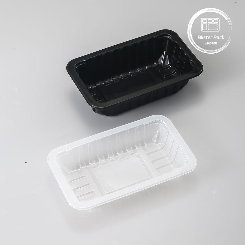 Piatti di imballaggio a vuoto in PP personalizzati Piatti di plastica usa e getta con logo
