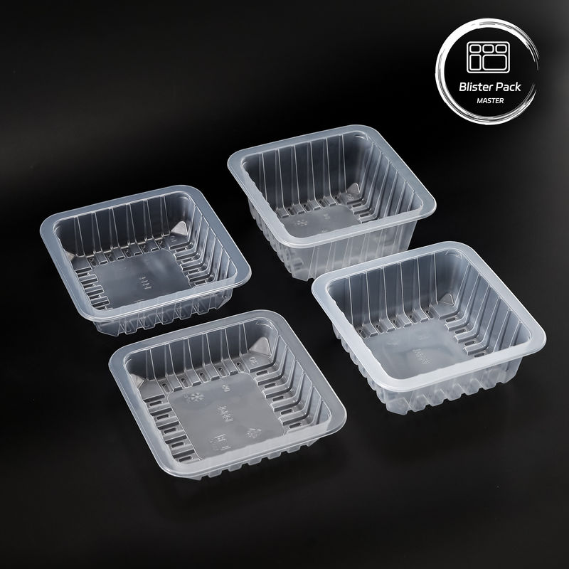 Piatti di imballaggio a vuoto in PP personalizzati Piatti di plastica usa e getta con logo