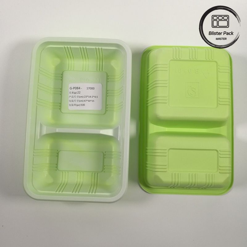 Custom 2-3-4 Compartimento PP Hot Food Takeaway Bento Box Eco-Friendly rettangolare