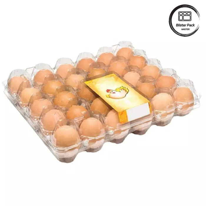 Tastiere per vesciche di uova in PET a misura personalizzata Tastiere di plastica a vuoto monouso