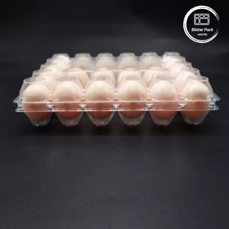 Tastiere per vesciche di uova in PET a misura personalizzata Tastiere di plastica a vuoto monouso