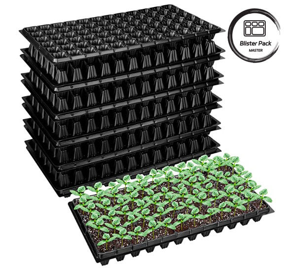 Sementeria a 72 buchi Sementeria di plastica per l'allevamento Sementeria eco-compatibile Sementeria per la coltivazione di piante interne