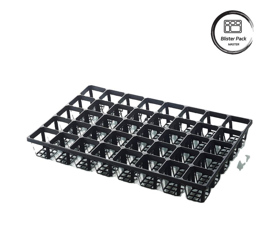Tasti di semina in plastica multi-dimensioni 6, 12, 20, 24, 40 cellule resistenti per il giardinaggio