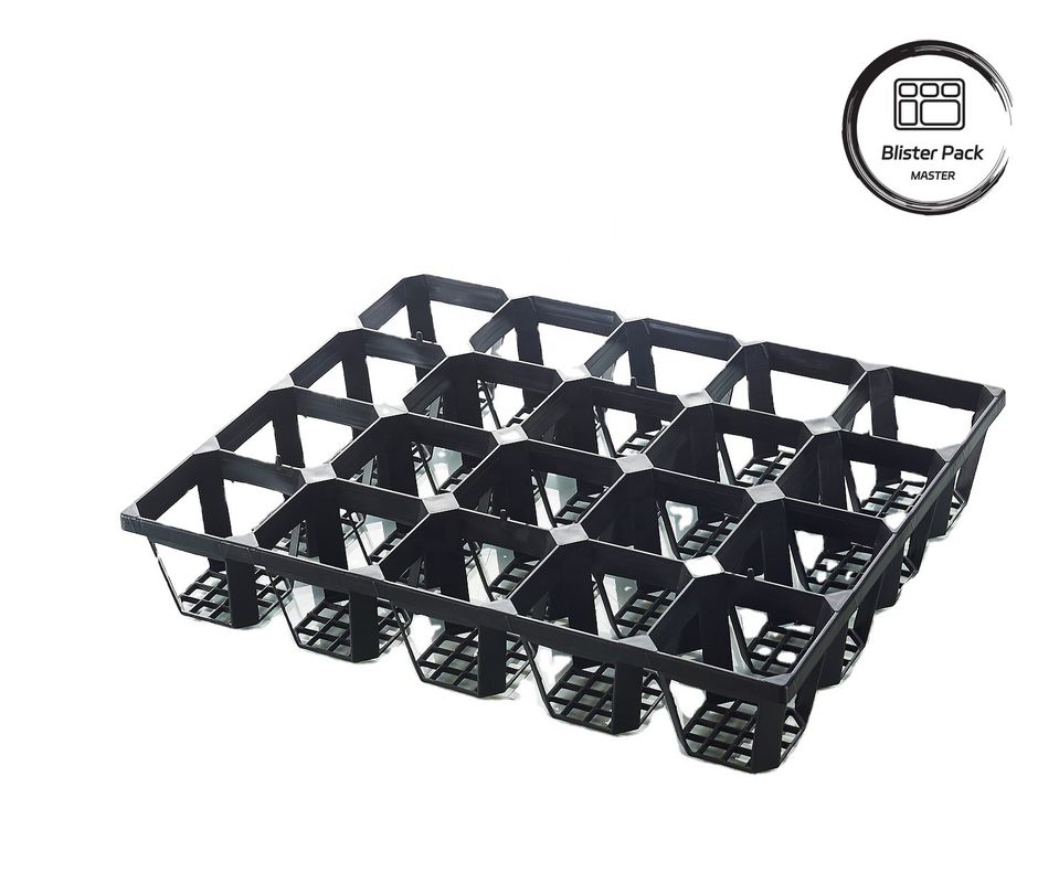 Tasti di semina in plastica multi-dimensioni 6, 12, 20, 24, 40 cellule resistenti per il giardinaggio