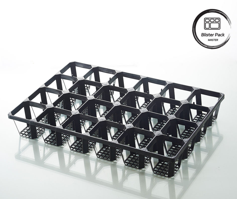 Tasti di semina in plastica multi-dimensioni 6, 12, 20, 24, 40 cellule resistenti per il giardinaggio