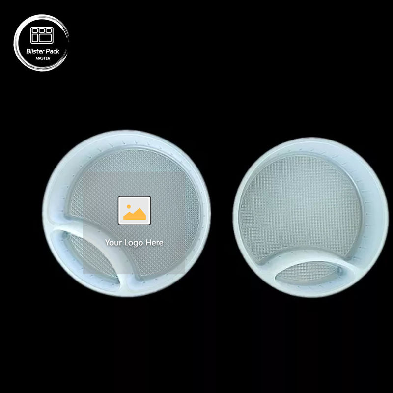 Tavolo di plastica trasparente in PP a bolle usa e getta, confezione a 6 cavità per cioccolato, caramelle, mooncake, muffin e gnocchi