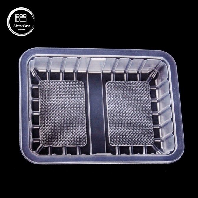 Tavolo di plastica trasparente in PP a bolle usa e getta, confezione a 6 cavità per cioccolato, caramelle, mooncake, muffin e gnocchi