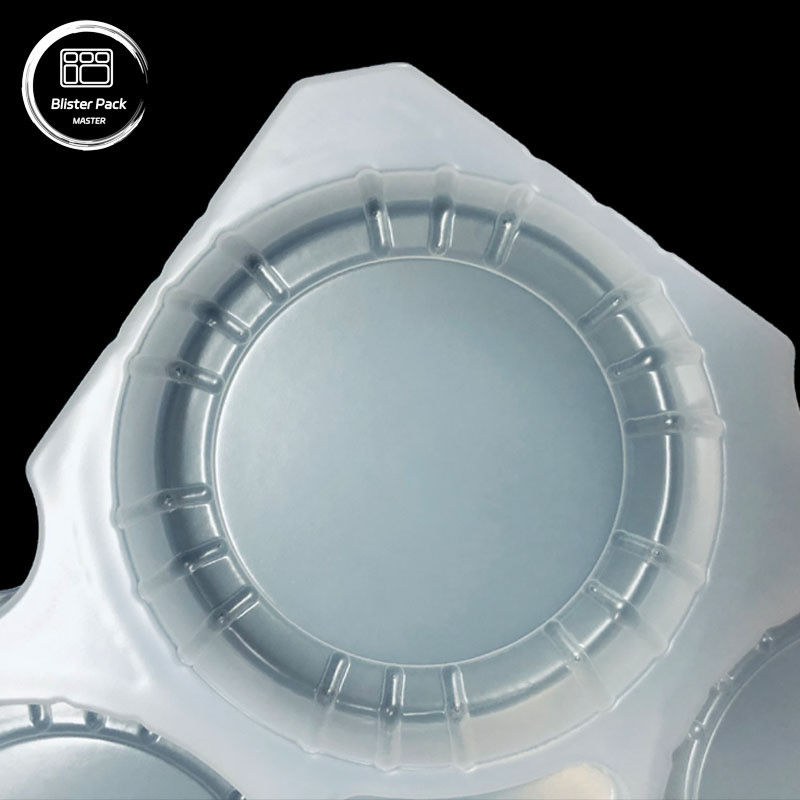 Fabbrica OEM Protective Turnover PP Blister Tray con coperchio, bottiglia per bevande e confezionamento di tazze di yogurt