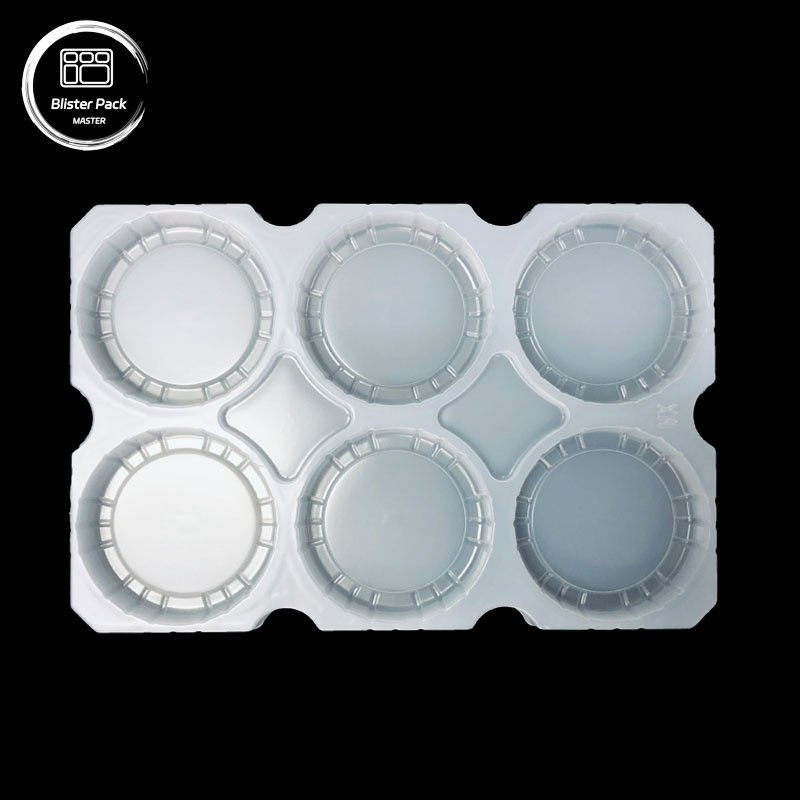 Fabbrica OEM Protective Turnover PP Blister Tray con coperchio, bottiglia per bevande e confezionamento di tazze di yogurt