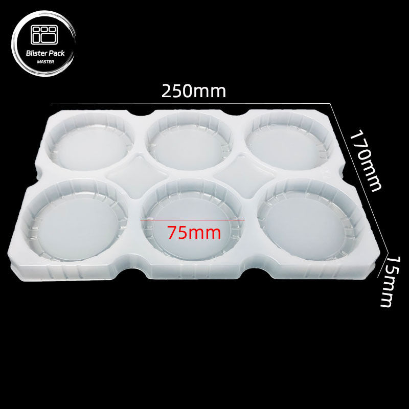 Fabbrica OEM Protective Turnover PP Blister Tray con coperchio, bottiglia per bevande e confezionamento di tazze di yogurt