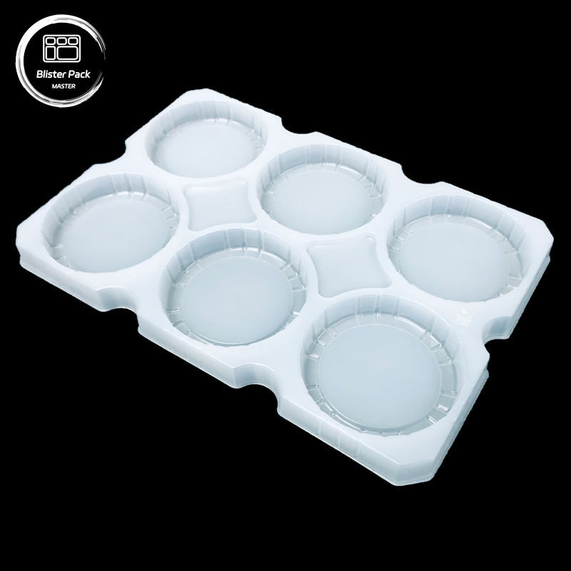 Fabbrica OEM Protective Turnover PP Blister Tray con coperchio, bottiglia per bevande e confezionamento di tazze di yogurt