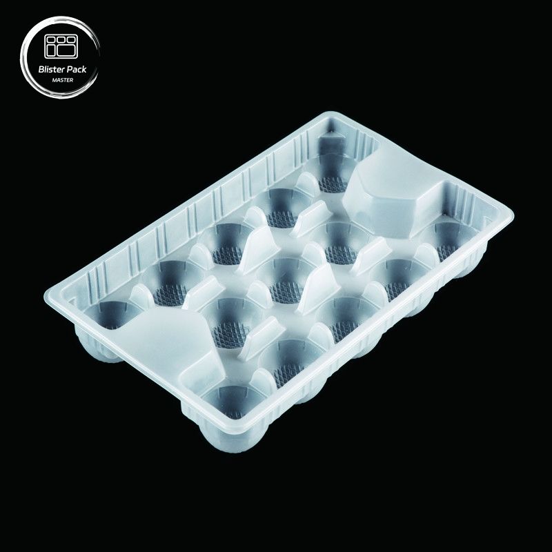 Piatto frigorifero in PP con divisori, imballaggio in plastica per mochi, gelati, bollette di riso, zuppe, gnocchi e snack