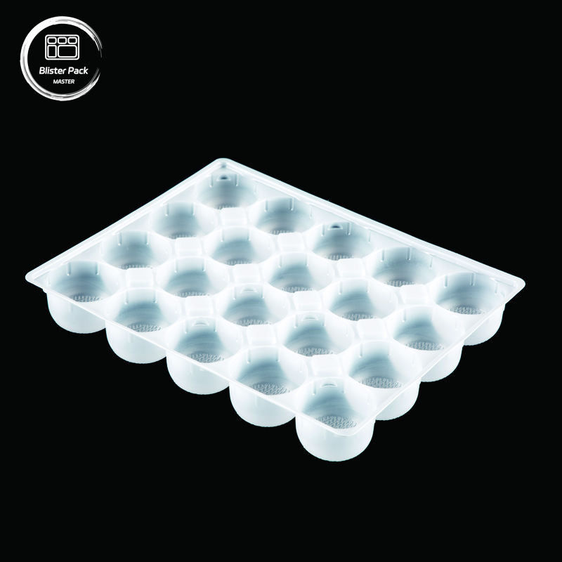 Piatto frigorifero in PP con divisori, imballaggio in plastica per mochi, gelati, bollette di riso, zuppe, gnocchi e snack