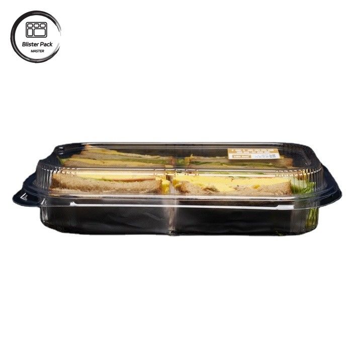 Scatola di torte in rotolo svizzero in PET trasparente personalizzata per confezioni per dessert e regali