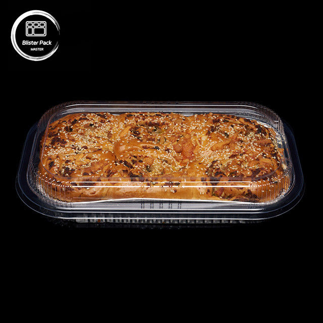 Scatola di torte in rotolo svizzero in PET trasparente personalizzata per confezioni per dessert e regali